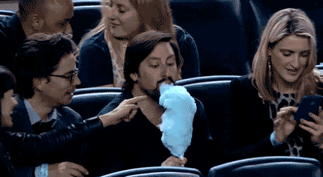 cotton candy in reverse