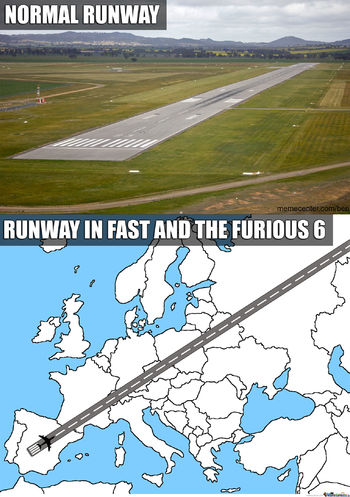 fast and furious 6 runway meme
