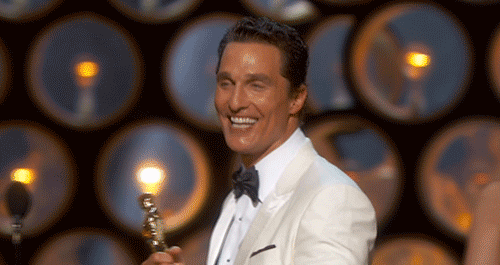 McConaughey podium