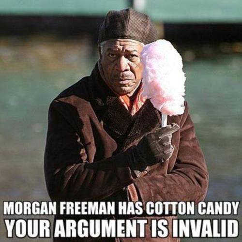 morgan freeman cotton candy