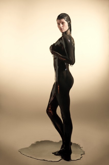 Gemma Arterton oil standing