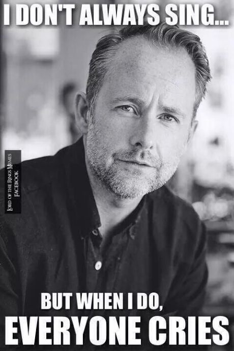 Billy Boyd sings