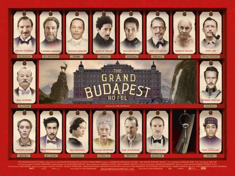 Grand Budapest characters