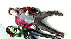 Guardians Gamora v Star Lord