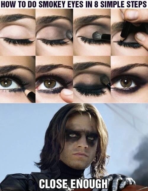 Winter Soldier makeup