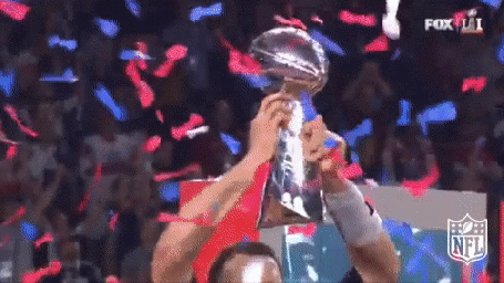 Super Bowl Brady trophy